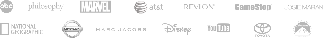 Logos Of Brands We've Worked For