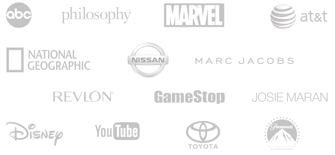 Logos Of Brands We've Worked For